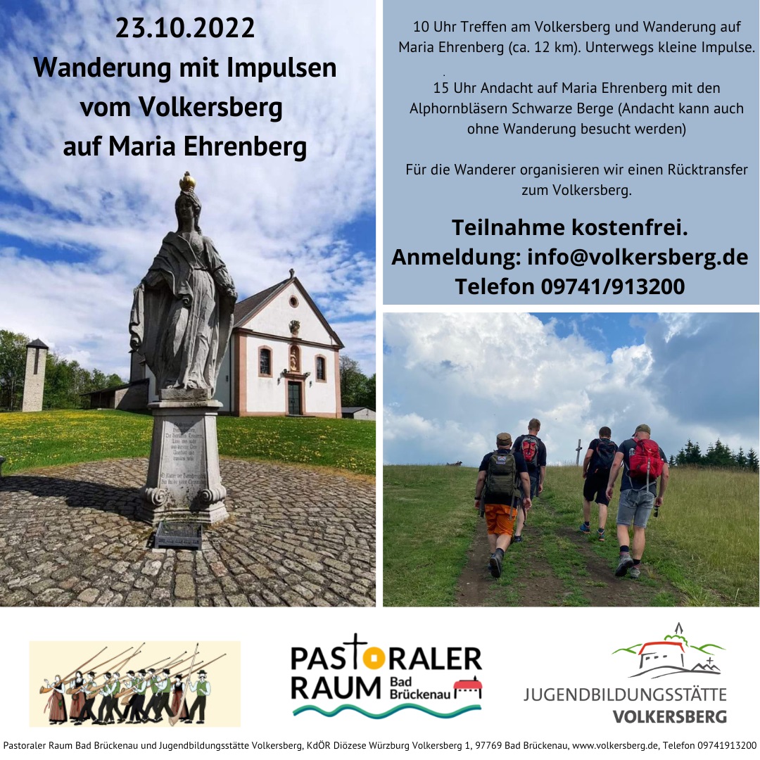 23 10 2022 Wanderung mit Impulsen vom Volkersberg auf Maria Ehrenberg